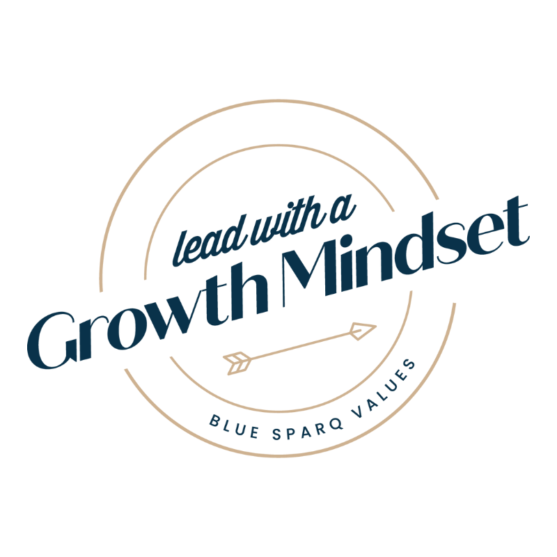 Lead with a Growth Mindset - Blue Sparq Marketing Values