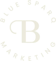 blue sparq marketing logo
